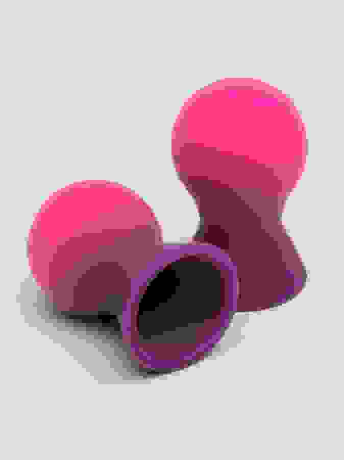 Lovehoney Colourplay Colour-Changing Silicone Nipple Suckers, Purple, hi-res
